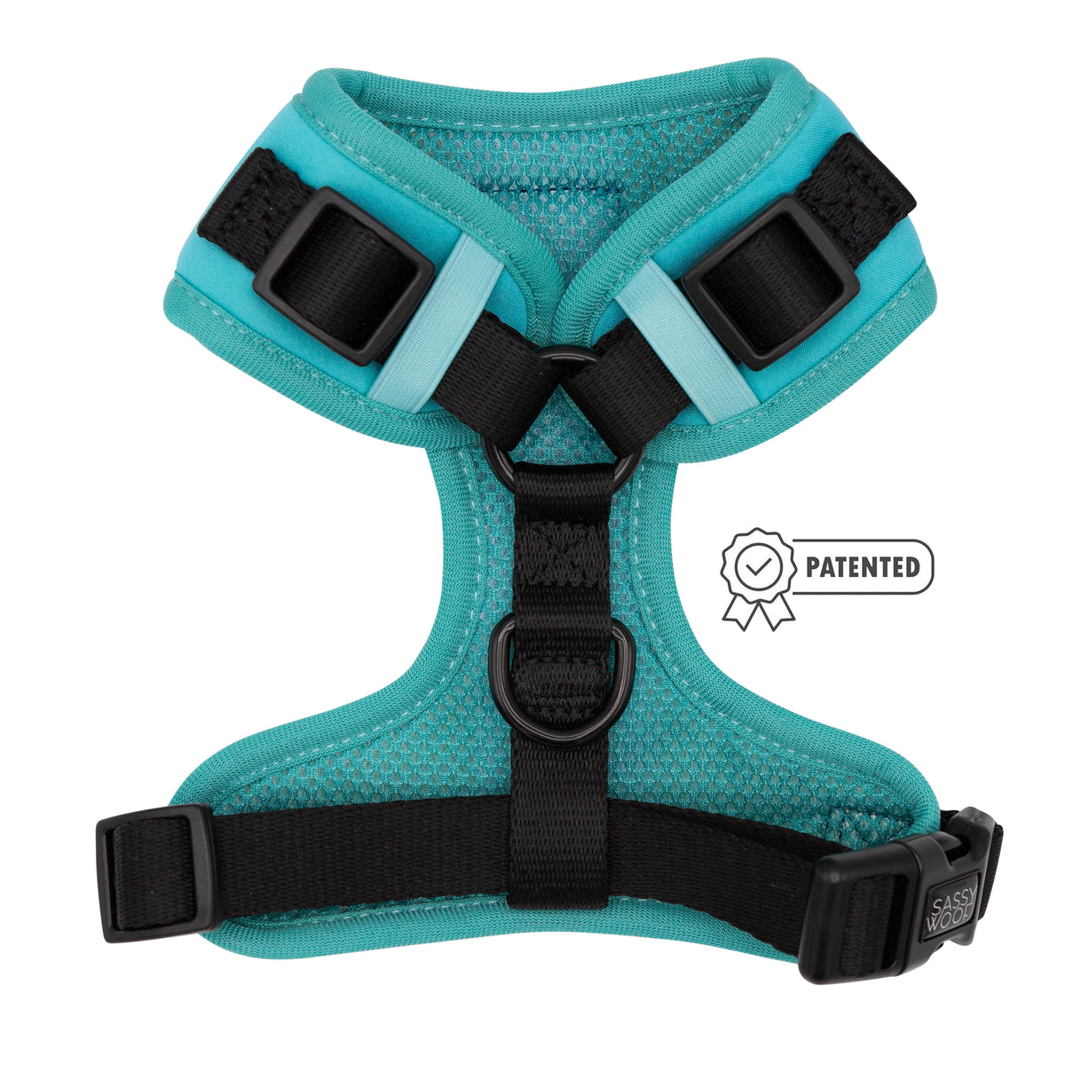 Dog Adjustable Harness - Neon Blue