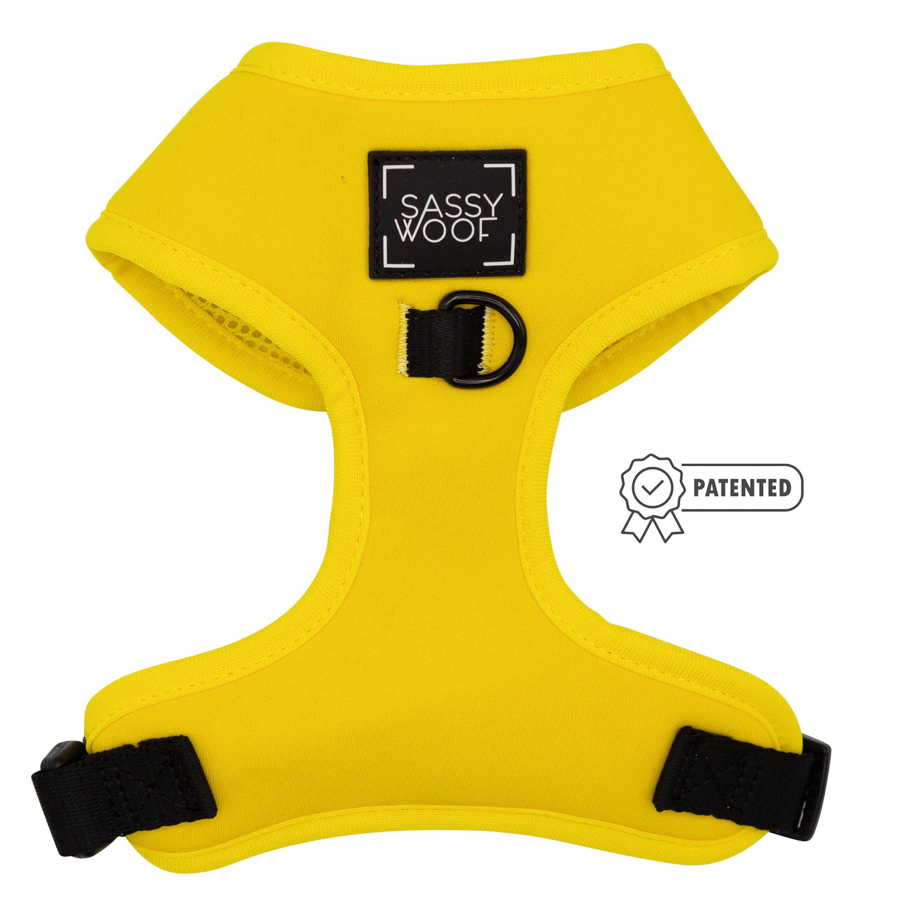 Dog Adjustable Harness - Neon Yellow