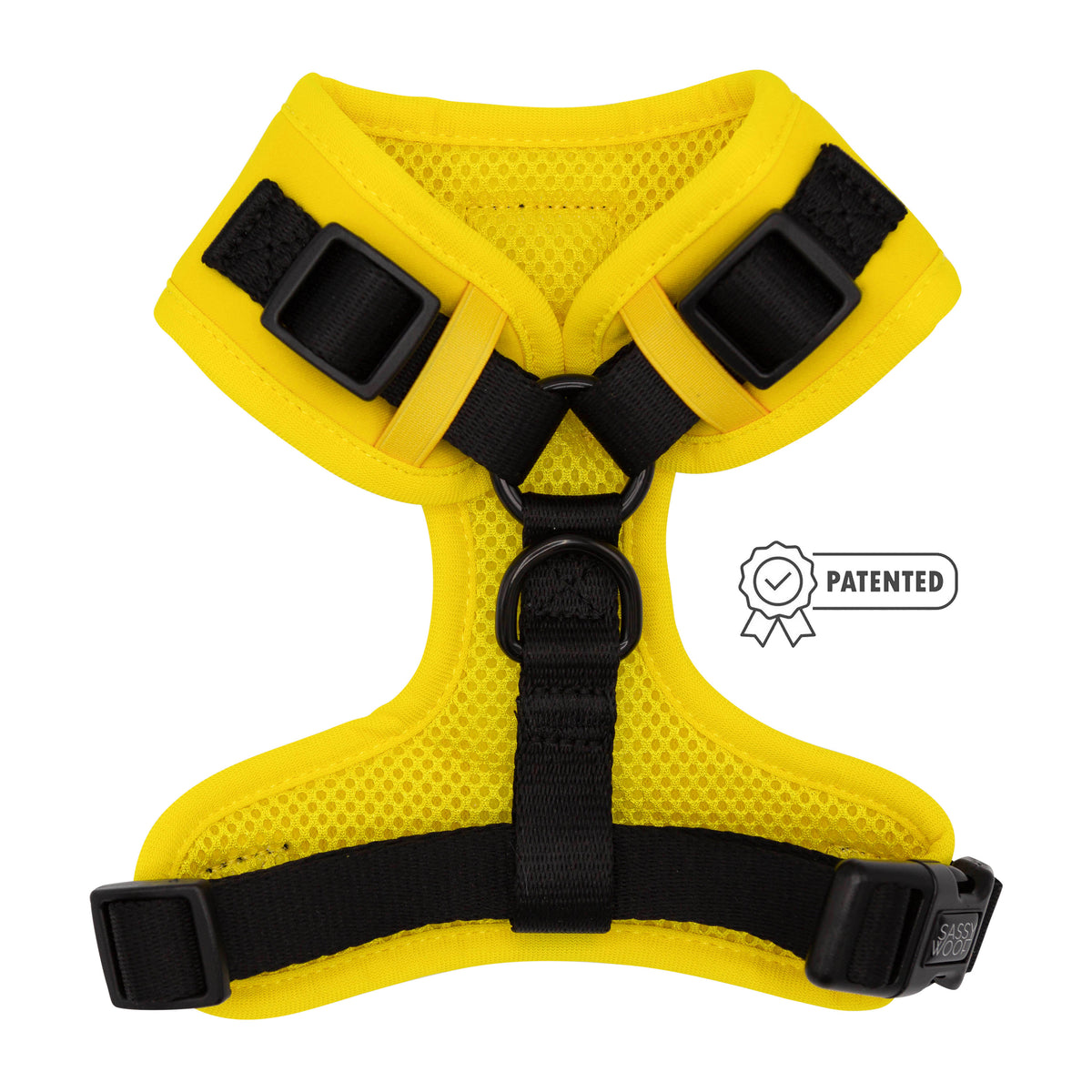 Dog Adjustable Harness - Neon Yellow