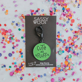 Dog Collar Tag - Cute as Fluff