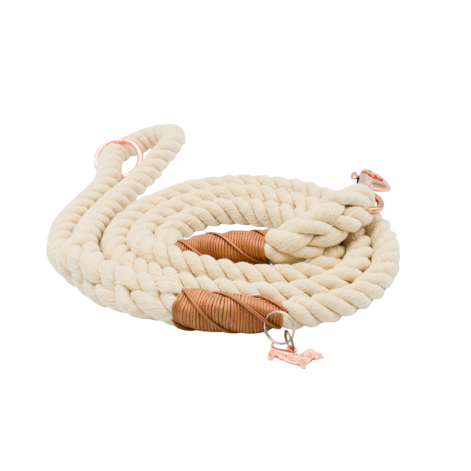 Dog Rope Leash - Natural