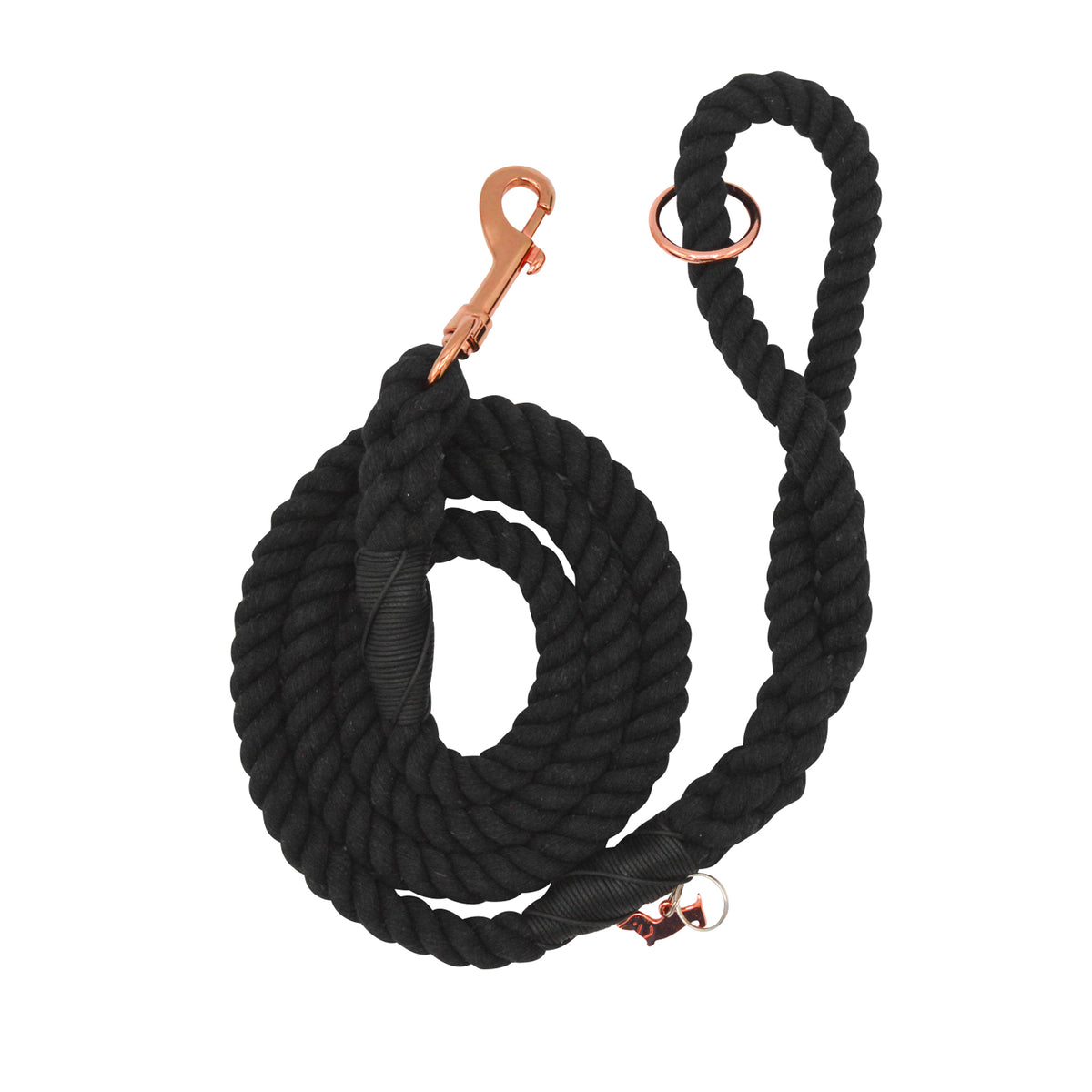 Dog Rope Leash - Noir