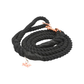 Dog Rope Leash - Noir