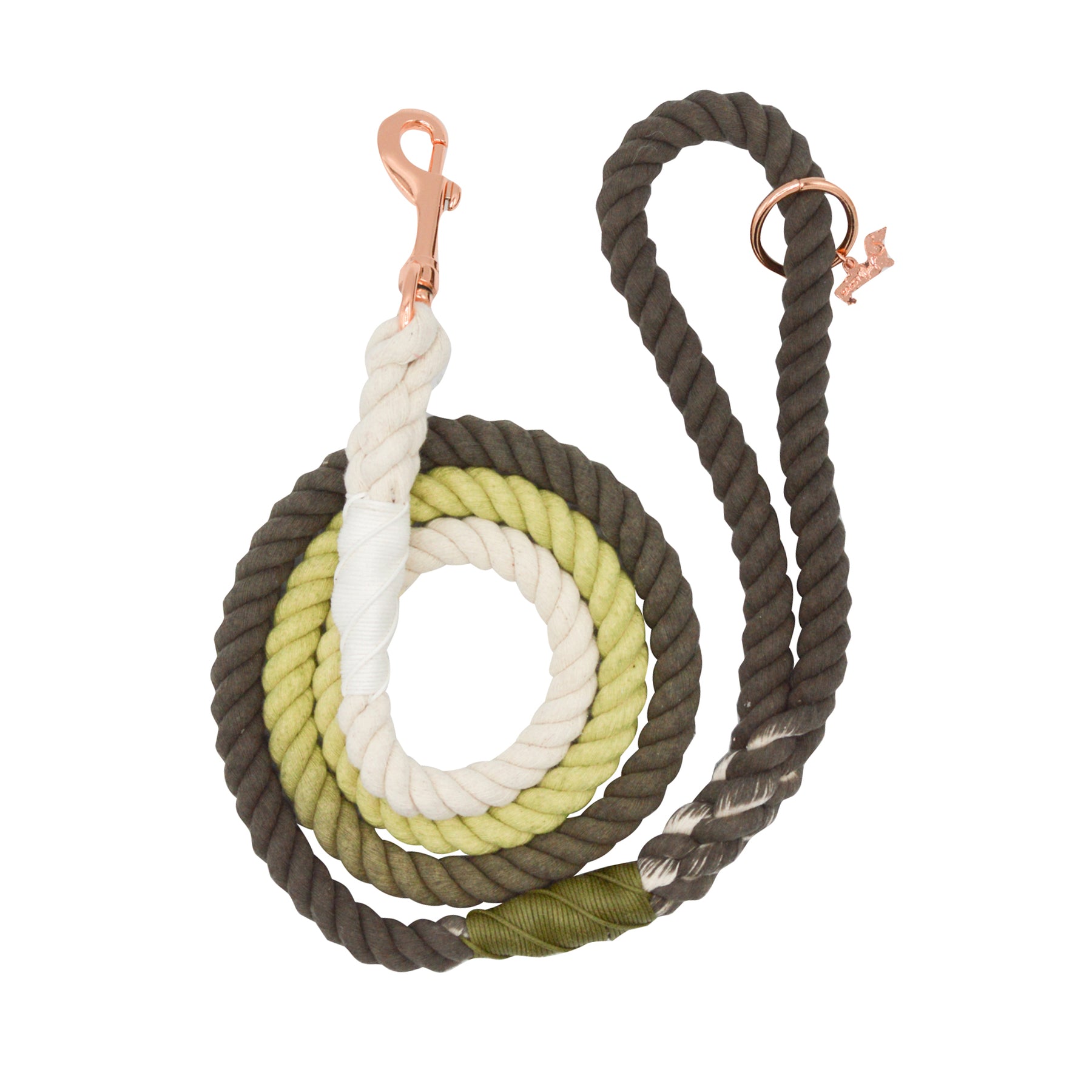 Dog Rope Leash - Ombre Olive