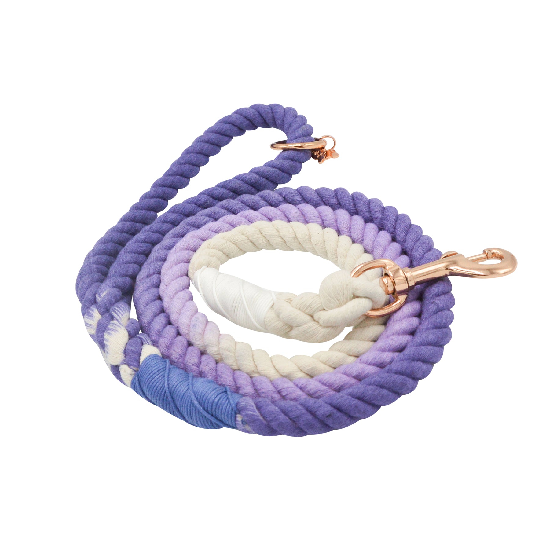 Dog Rope Leash - Ombre Purple