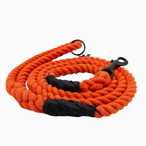 Dog Rope Leash - Neon Orange