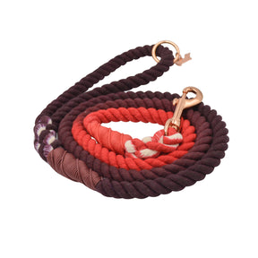 Dog Rope Leash - Ruby