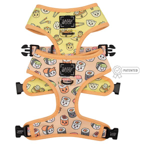 Dog Reversible Harness - All Sass & Dim Sum