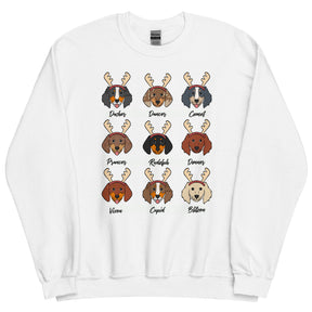 Dachshund Reindeer Sweatshirt