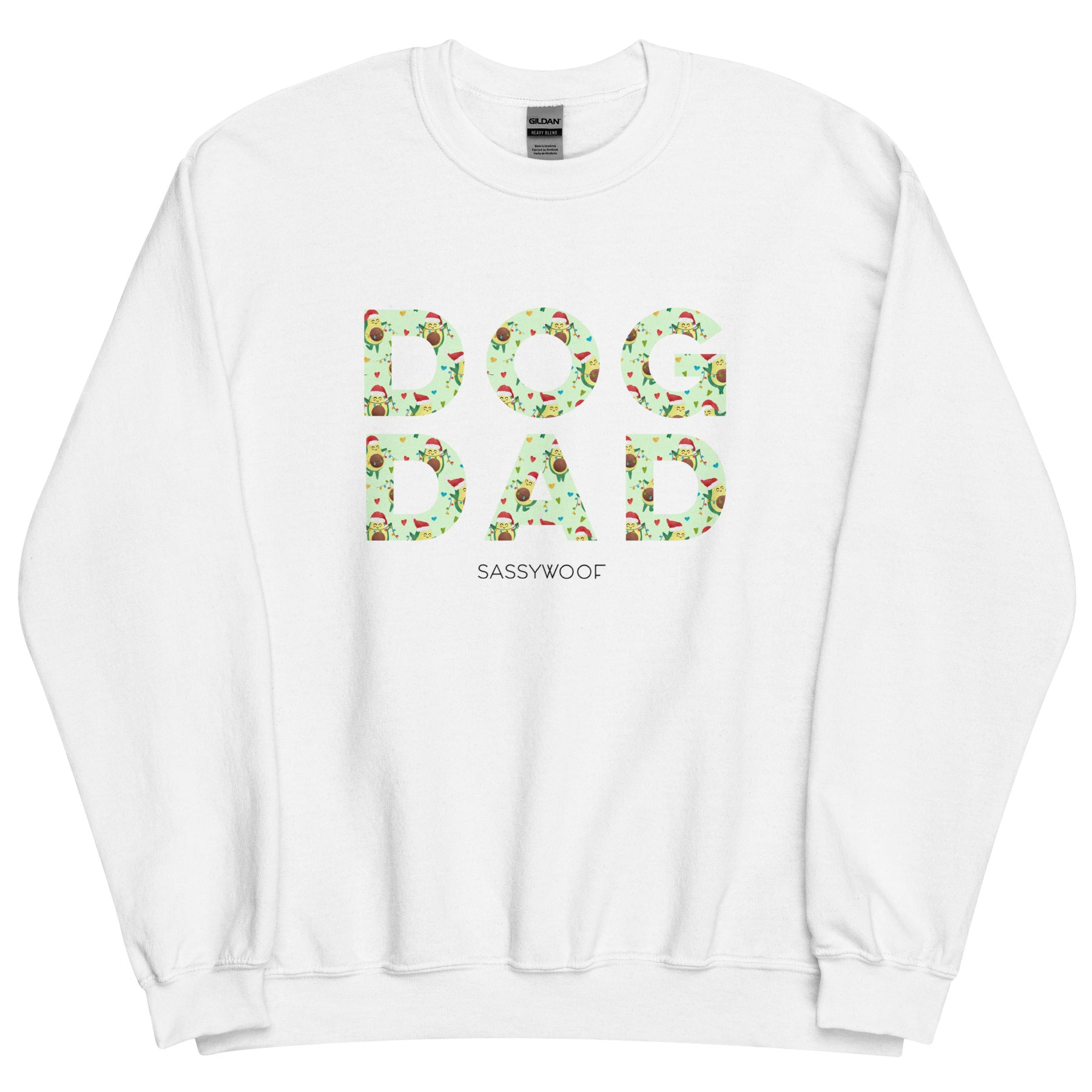Dog Dad Sweatshirt (Jingle Bell Guac)