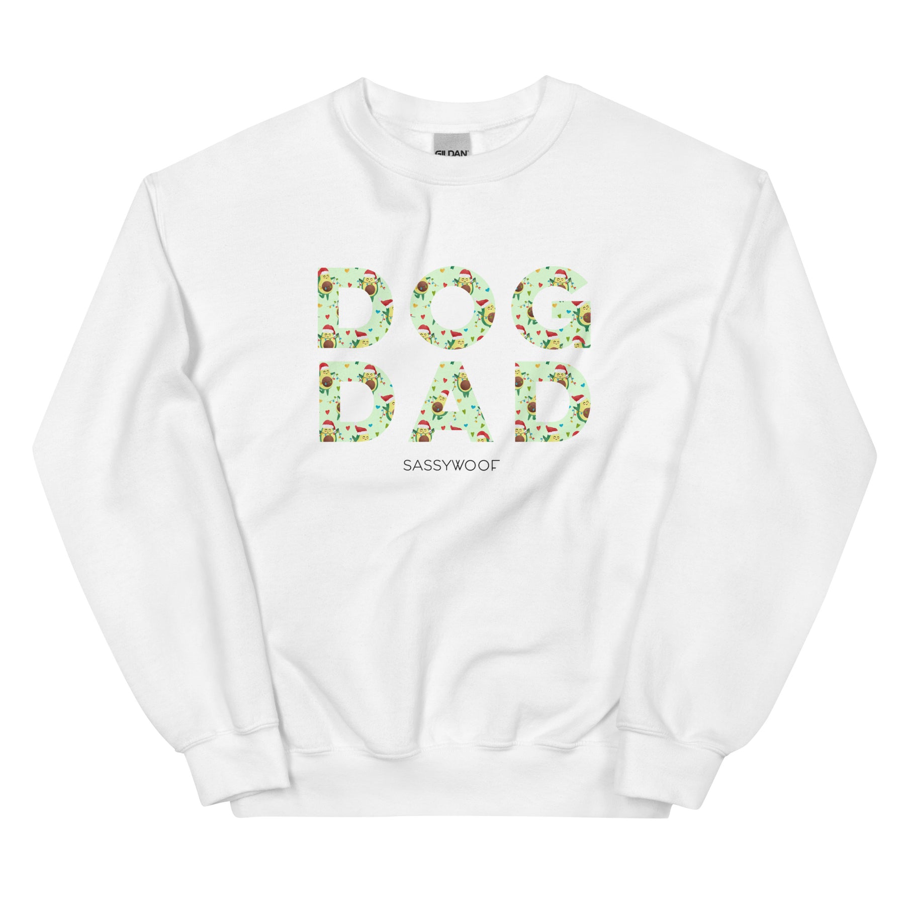 Dog Dad Sweatshirt (Jingle Bell Guac)