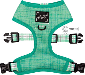 Dog Reversible Harness - Wag Your Teal