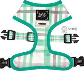 Dog Reversible Harness - Wag Your Teal