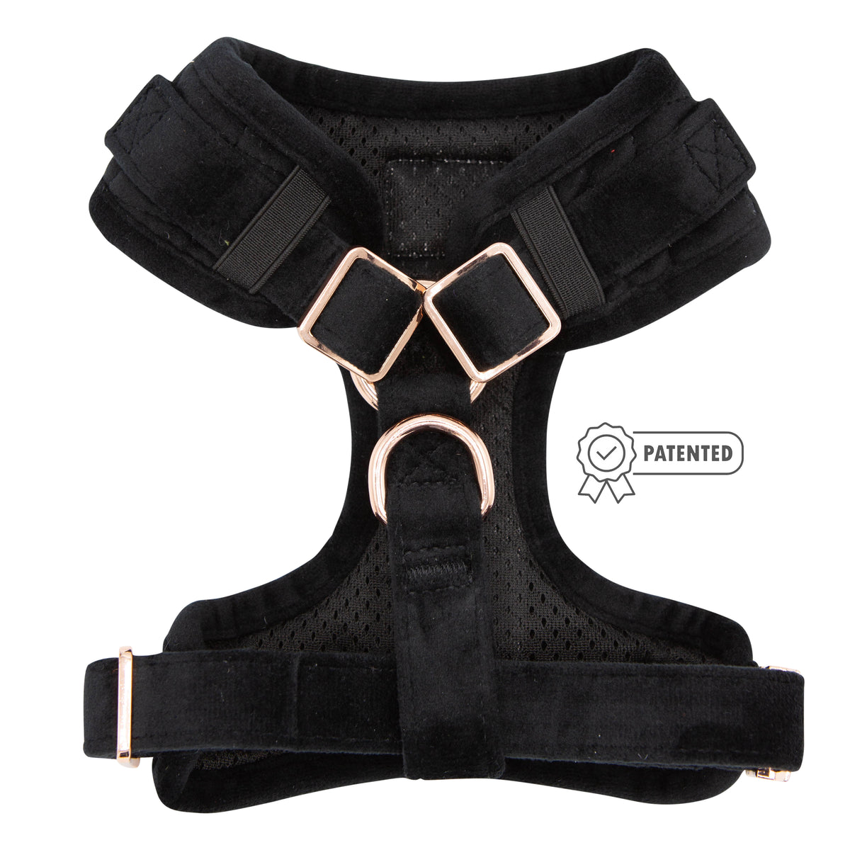 Dog Adjustable Harness - I Do, Too (Black)
