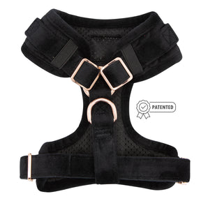 Dog Adjustable Harness - I Do, Too (Black)