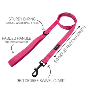 Dog Leash - Neon Pink